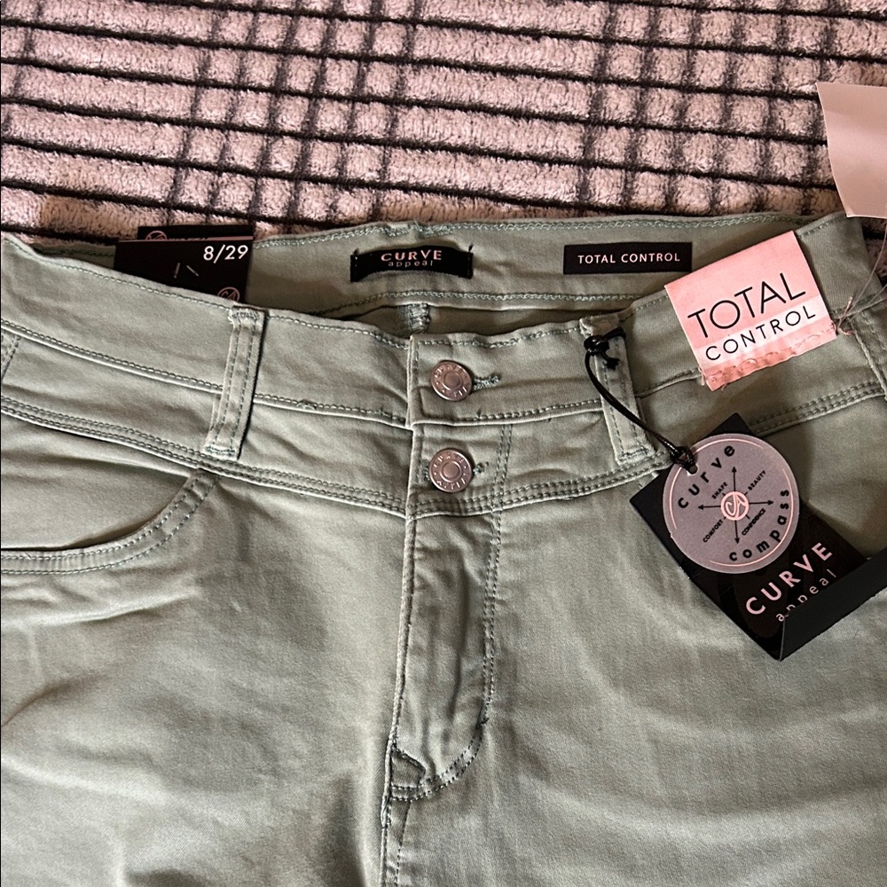 New Women's Curve Appeal Super High Rise Ankle Pants (8) - Picture 3 of 9